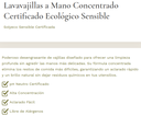 LAVAVAJILLAS A MANO CONCENTRADO SENSIBLE Solyeco (5 L)