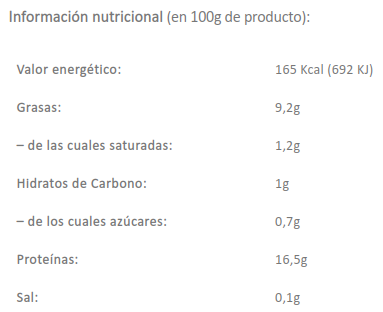 TEMPEH NATURAL Zuaitzo (200 g)