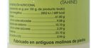 PURE DE SESAMO (320 gr) ALIMENTACION SAIN