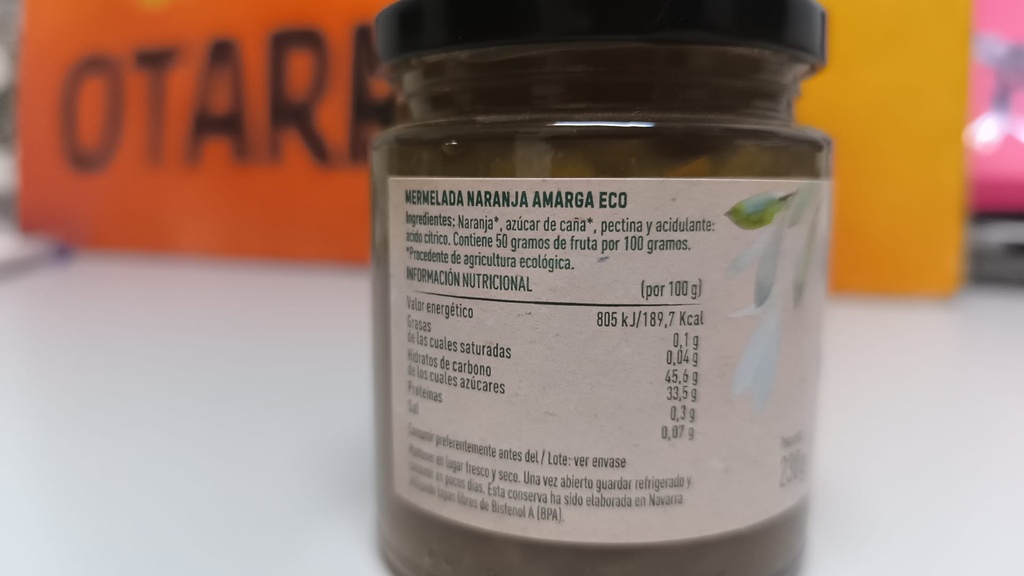 MERMELADA NARANJA AMARGA gumendi (230 gr.)