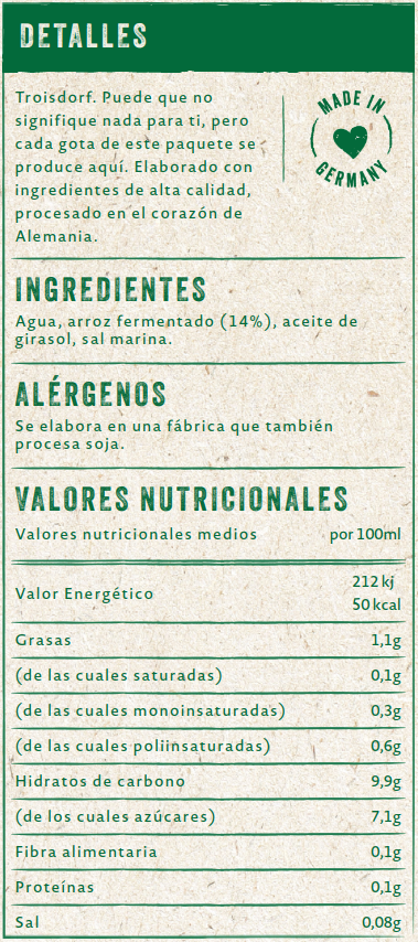 LECHE DE ARROZ Natumi (L)