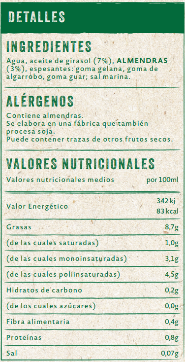 NATA DE ALMENDRAS Natumi (200 gr)