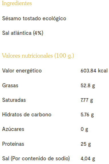 GOMASIO OLEANDER (170 gr)
