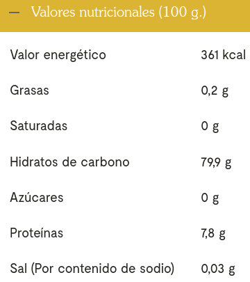 ESPAGUETI DE ARROZ SIN GLUTEN KRISTAL Oleander (250gr)