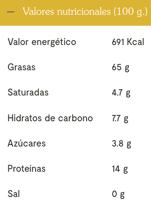 AVELLANA TOSTADA Oleander (200 gr)