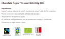 CHOCOLATE 73 % CON CHILI Sole (100 gr)