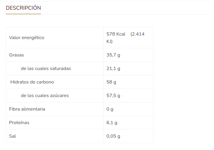 CHOCOLATE BLANCO Sole (100 gr)