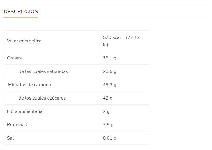 CHOCOLATE NEGRO CON CANELA 56% Sole (100 gr)