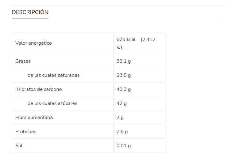 CHOCOLATE NEGRO CON JENGIBRE 56% Sole (100 gr)