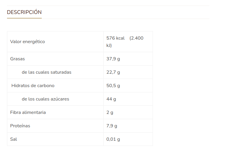 CHOCOLATE NEGRO CON NARANJA 56% Sole (100 gr)