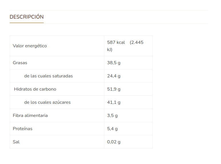CHOCOLATE PARA POSTRES Sole (200 g)