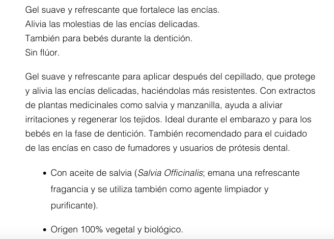 GEL DE SALVIA PARA ENCIAS Weleda (30 ml)