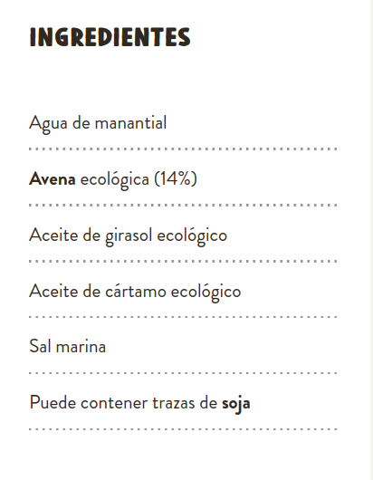 LECHE DE AVENA The Bridge (L)