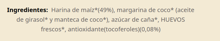GALLETAS DE MAIZ SIN GLUTEN ( 200 gr)