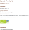 ZUMO DE PERA  CAL VALLS (1 l.)