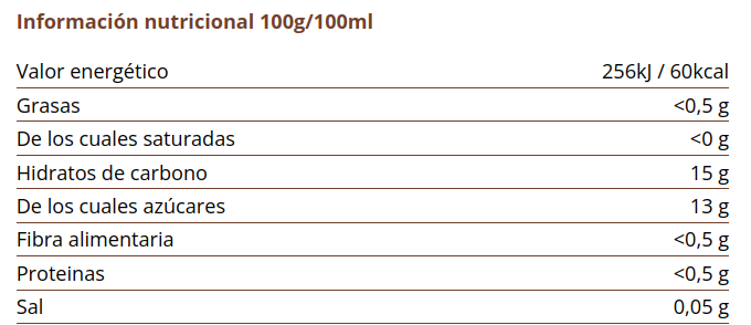 ZUMO DE PERA  CAL VALLS (1 l.)