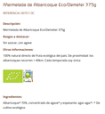 MERMELADA ALBARICOQUE Demeter (375 gr) Cal Valls