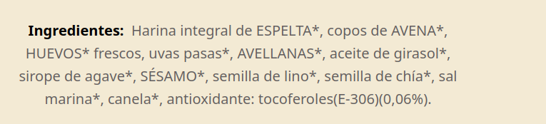 BARRITA DE MUESLI Biogredos (65 gr)