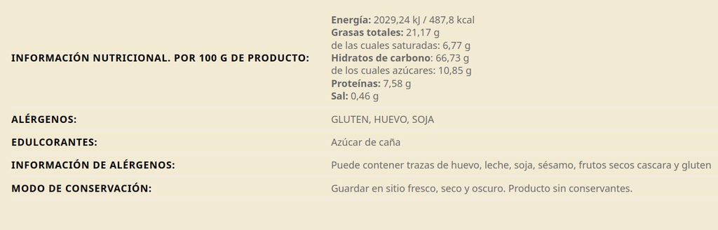 GALLETAS DE DESAYUNO CON CHOCOLATE Biogredos (220 gr)