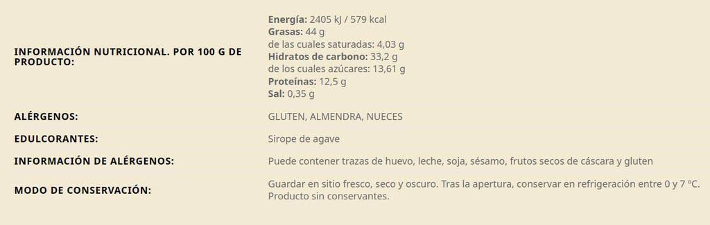BOCADOS DE GRANOLA CON ARANDANOS Biogredos (130 gr)
