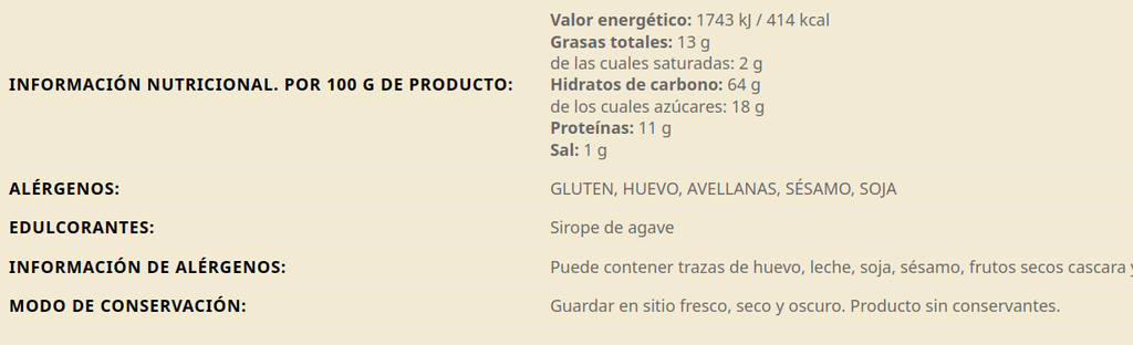 BARRITA DE MUESLI Biogredos (65 gr)