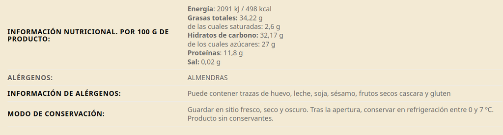 MAZAPAN BIOGREDOS (150 gr)