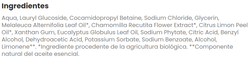 CHAMPU DE ARBOL DE TE "ANTIPIOJOS" Equimercado (300 ml)