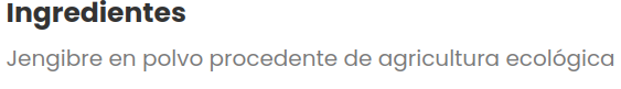 JENGIBRE EN POLVO Equimercado (40 gr)