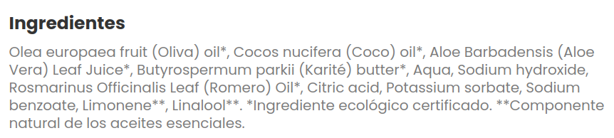 PASTILLA DE JABON ALOE VERA Equimercado (85 gr)
