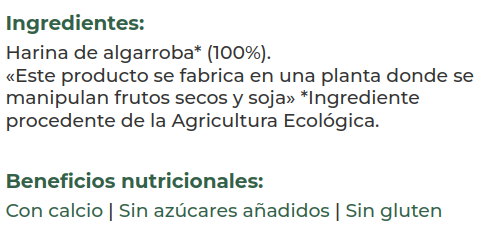 HARINA DE ALGARROBA Naturgreen (500 gr)
