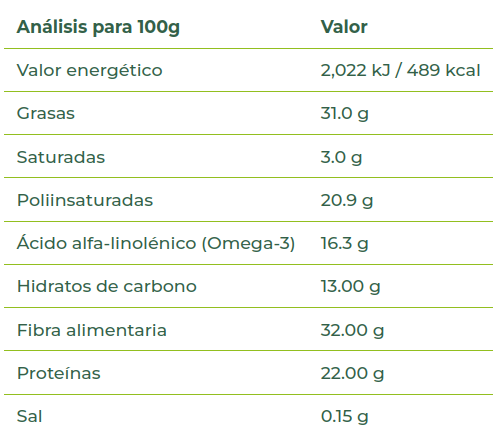 LINO DORADO EN SEMILLAS NATURGREEN (500 gr)