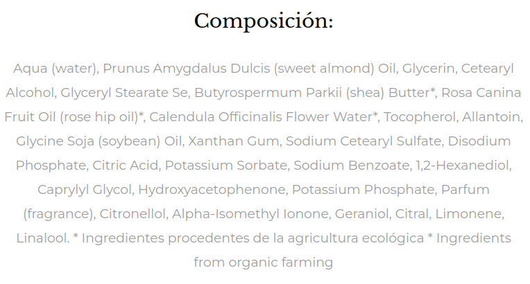 LECHE CORPORAL ROSA MOSQUETA Y CALENDULA Mon (500 ml)