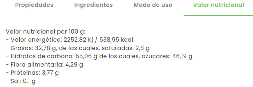 CREMA DE CACAO CON AVELLANAS Mandolé (325 gr)