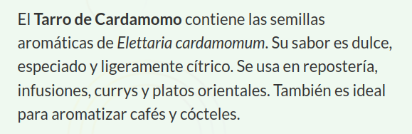 CARDAMOMO (20 Gr.)