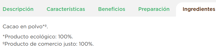 CACAO PURO DESGRASADO Alternativa (150 gr)