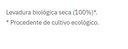 LEVADURA PANIFICABLE (9 gr)