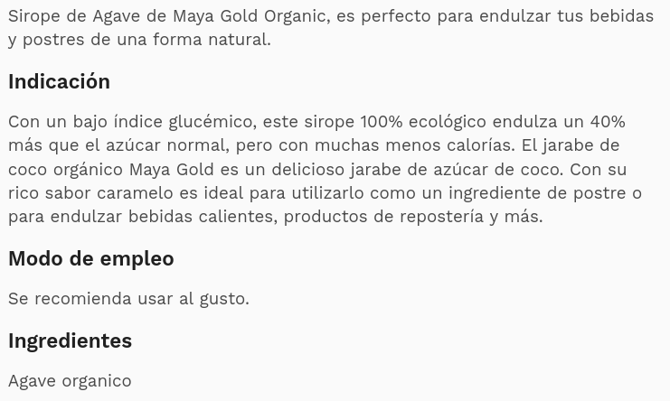 SIROPE DE AGAVE (690 gr)-MAYA GOLD