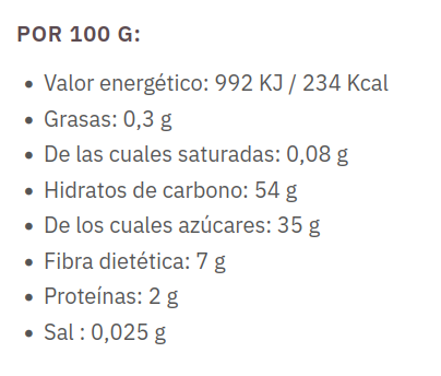 CIRUELA SIN HUESO Biogra (230 gr)