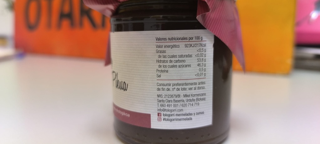 MERMELADA HIGO TOLOGORRI (270 gr.) 