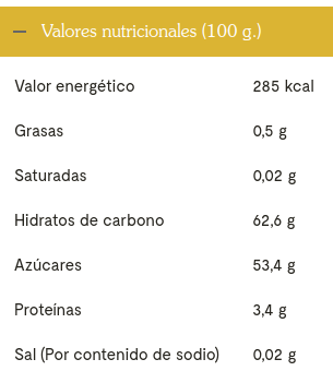 OREJONES DE ALBARICOQUE (250 g)