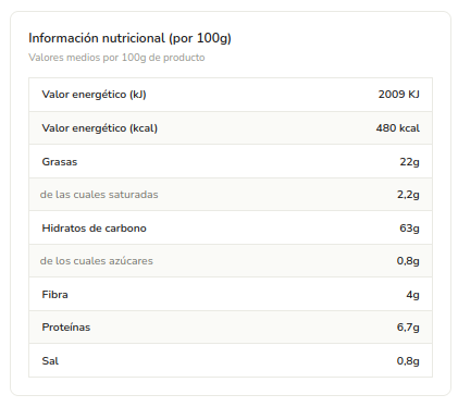 NACHOS DE MAIZ Sol Natural (125 g)