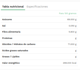 SIROPE DE AGAVE Sol Natural (250 ml)
