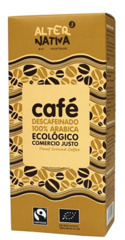 CAFE DESCAFEINADO MOLIDO Alternativa3 (250 g)