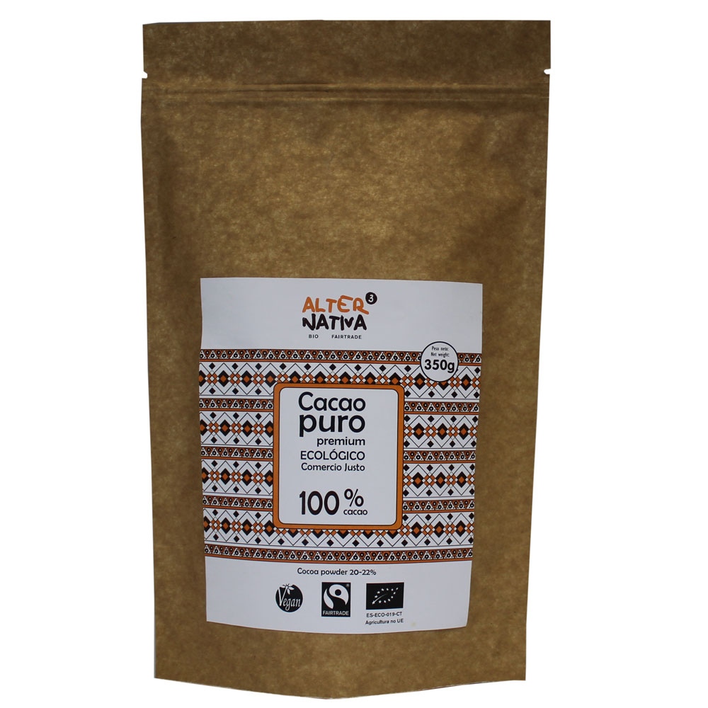 CACAO PURO 100% DESGRASADO Alternativa (350 gr)