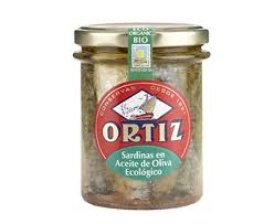 SARDINAK OILIBA OLIOTAN ORTIZ-enak Ekologiko (kristal 190 gr)