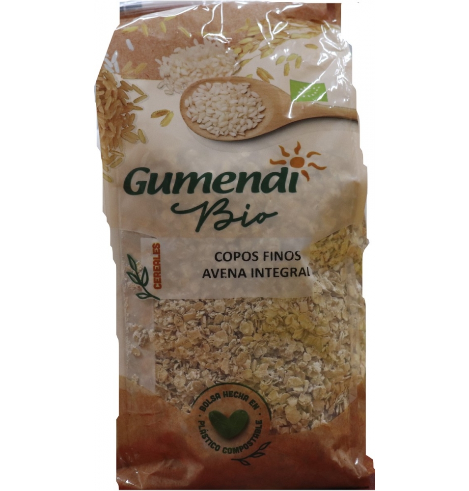 AVENA INTEGRAL EN COPOS FINOS INTEGRALES Gumendi (500 g)