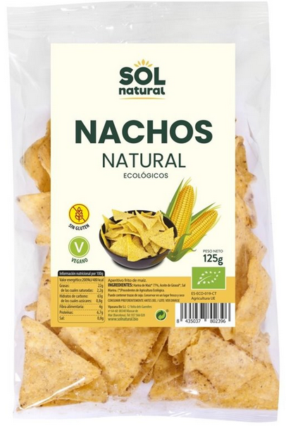 NACHOS DE MAIZ Sol Natural (125 g)