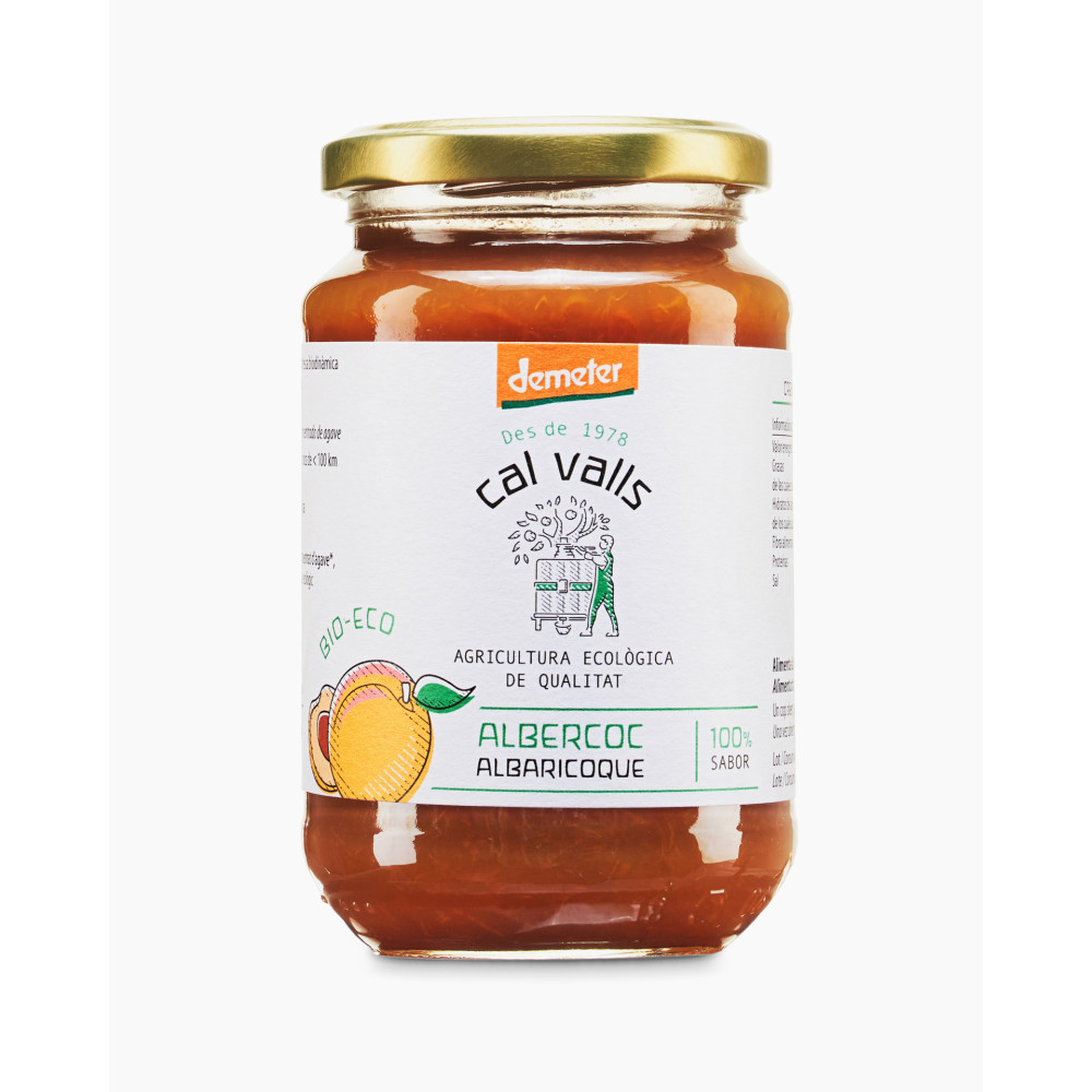 MERMELADA DE ALBARICOQUE Cal Valls (375 g)