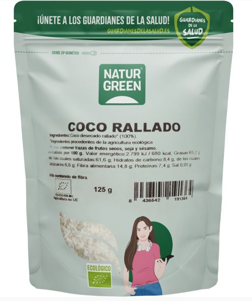 COCO RALLADO NATURGREEN (125 gr)