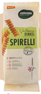 ESPIRALES ESPELTA INTEGRAL Naturata (500 g) Demeter